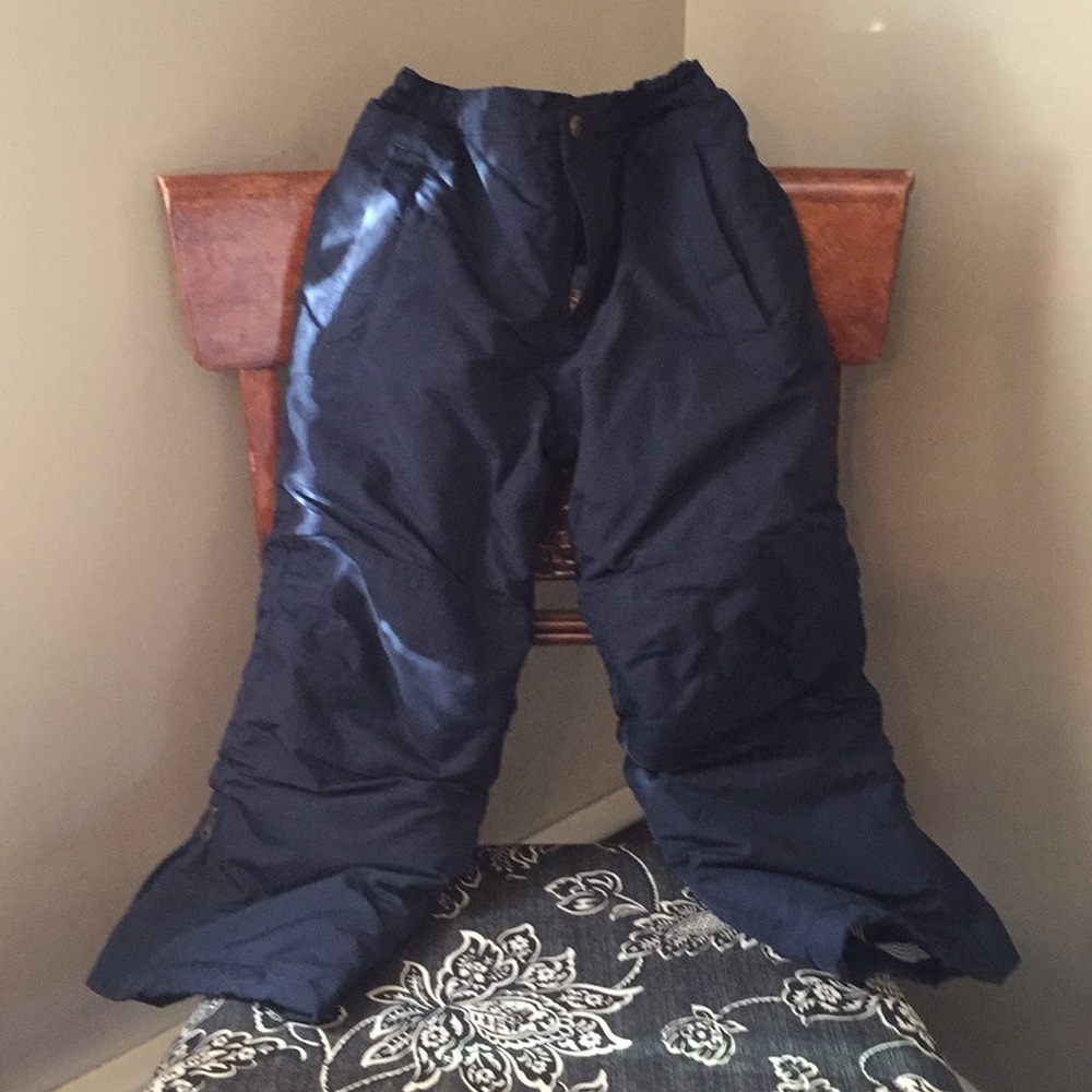 Lands End Kids size 7 navy snow pants